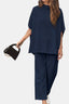 Marisela Mock-Neck Wide-Leg Lounge Set - 1