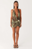 Nerina Shell Plunge Mini Dress - 1