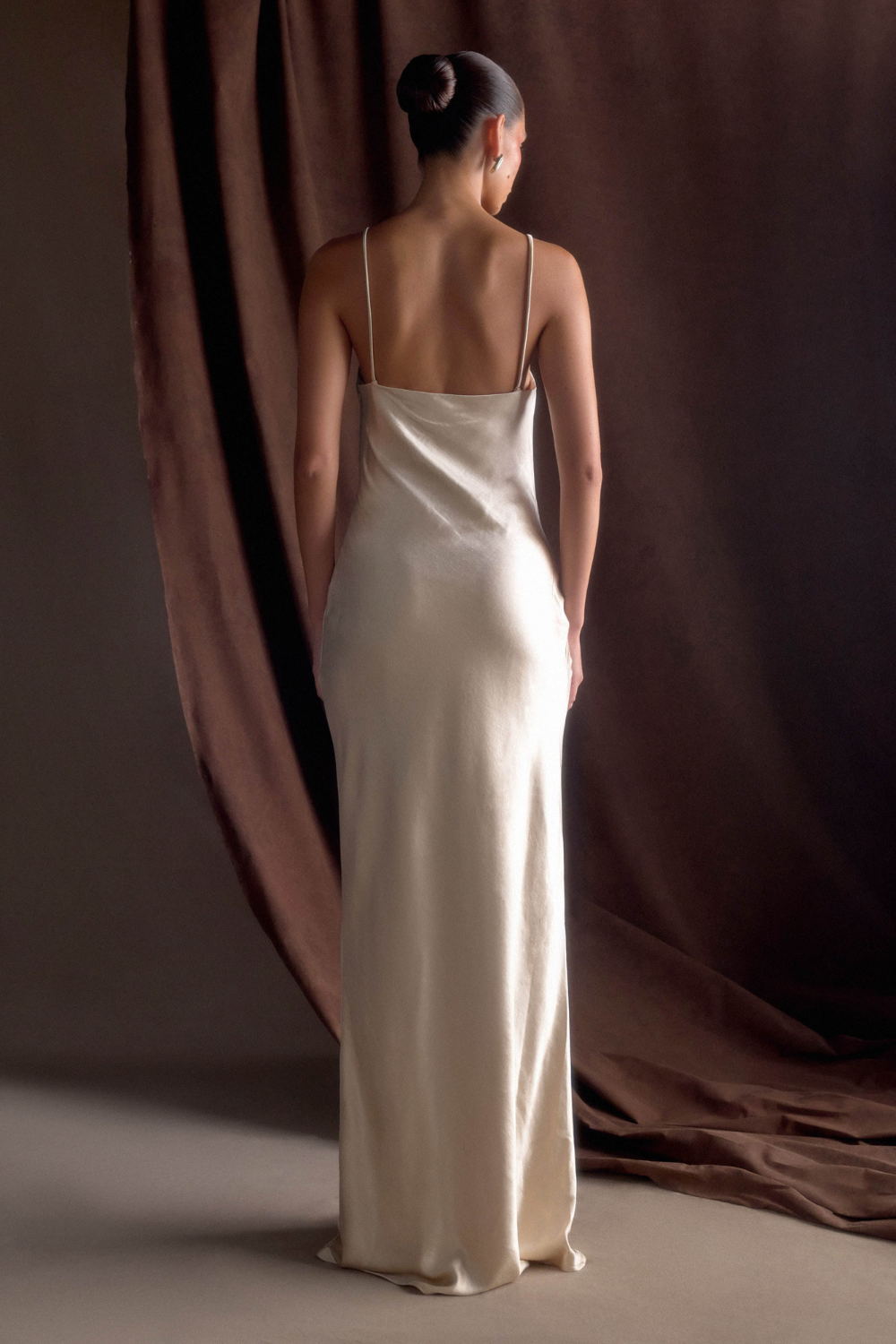 Lilly Sweetheart Satin Maxi Dress1