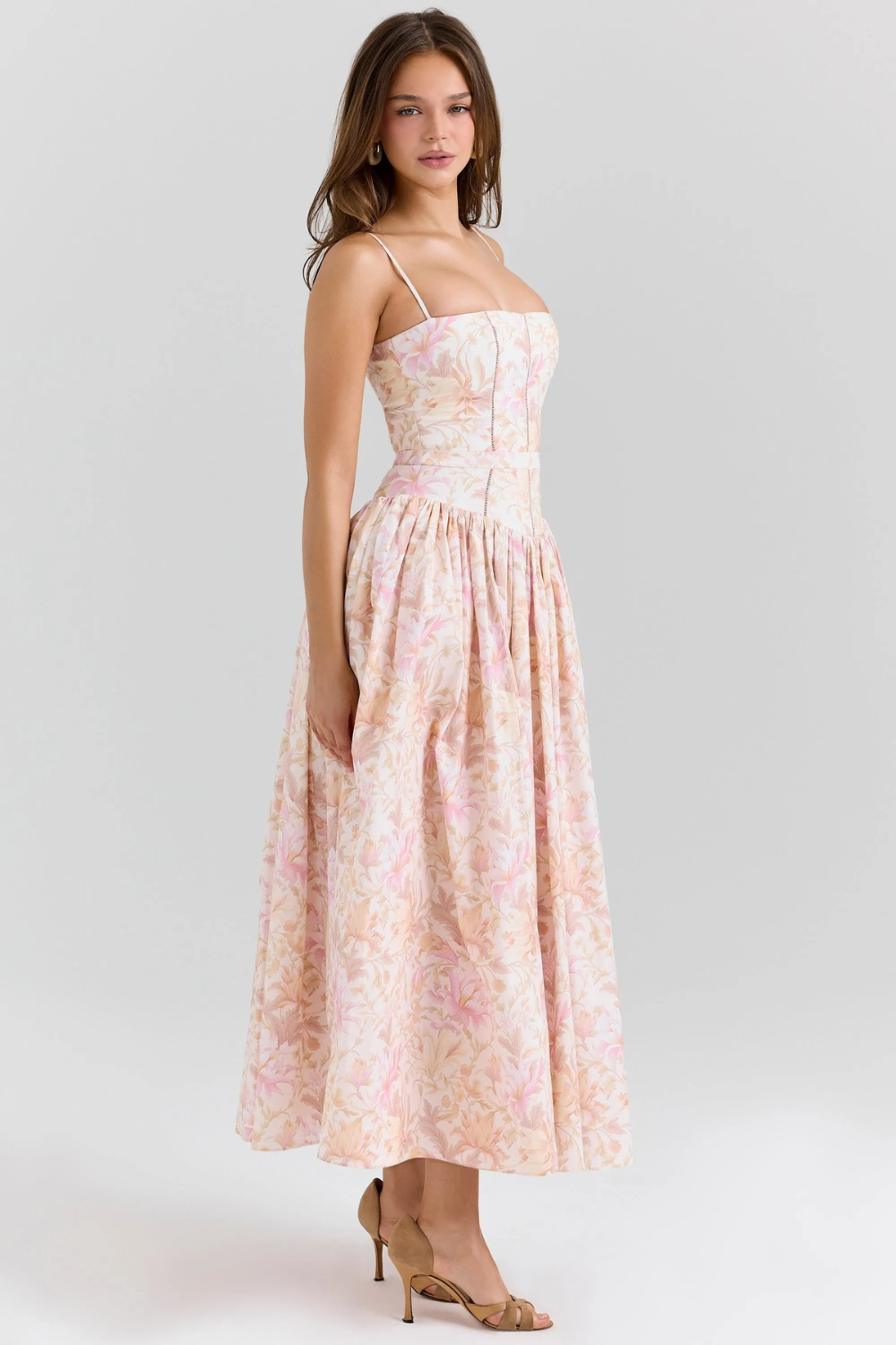 Fleur Cotton Midi Sundress