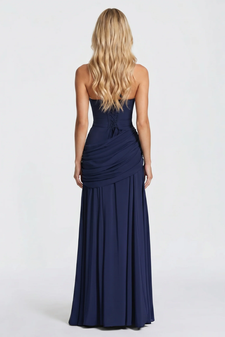Alessandra Ruched Maxi Dress