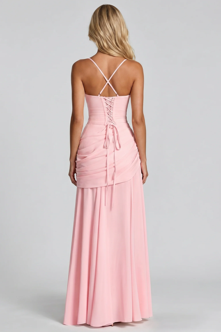Alessandra Ruched Maxi Dress