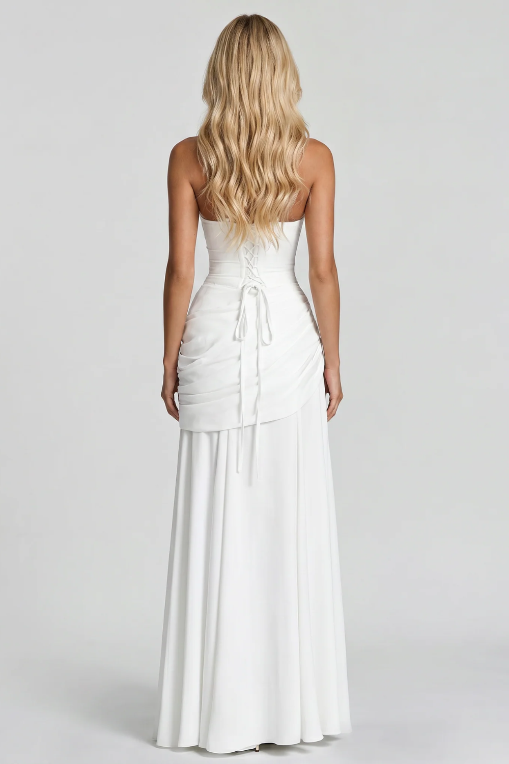 Alessandra Ruched Maxi Dress