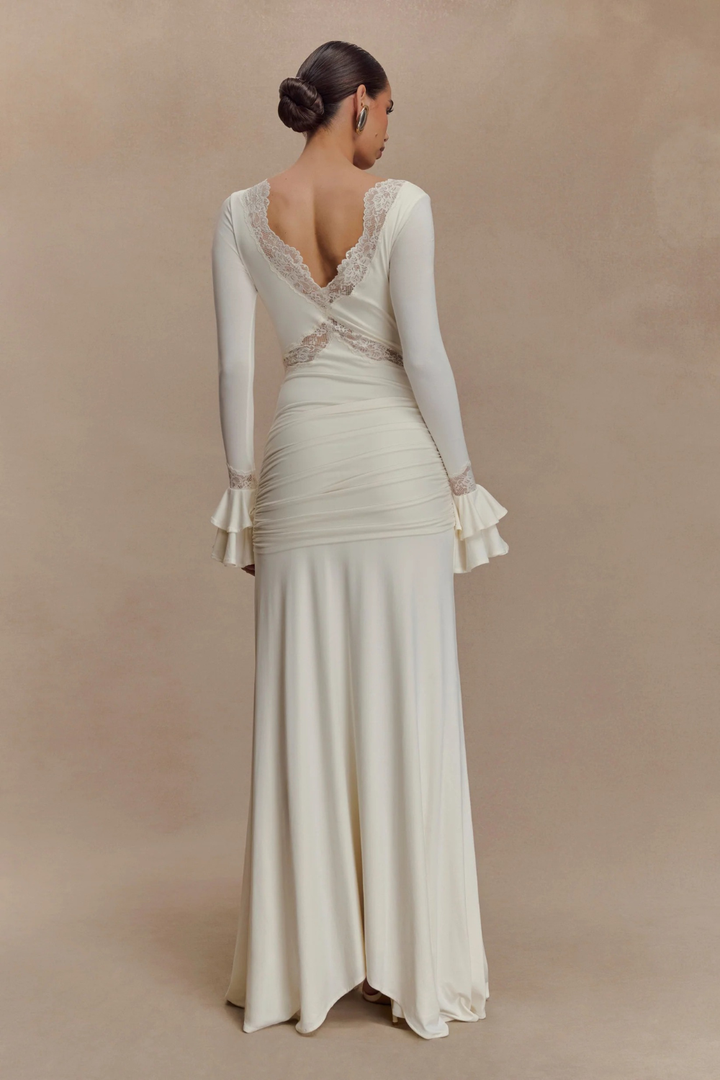 Electra Slinky Lace Maxi Dress