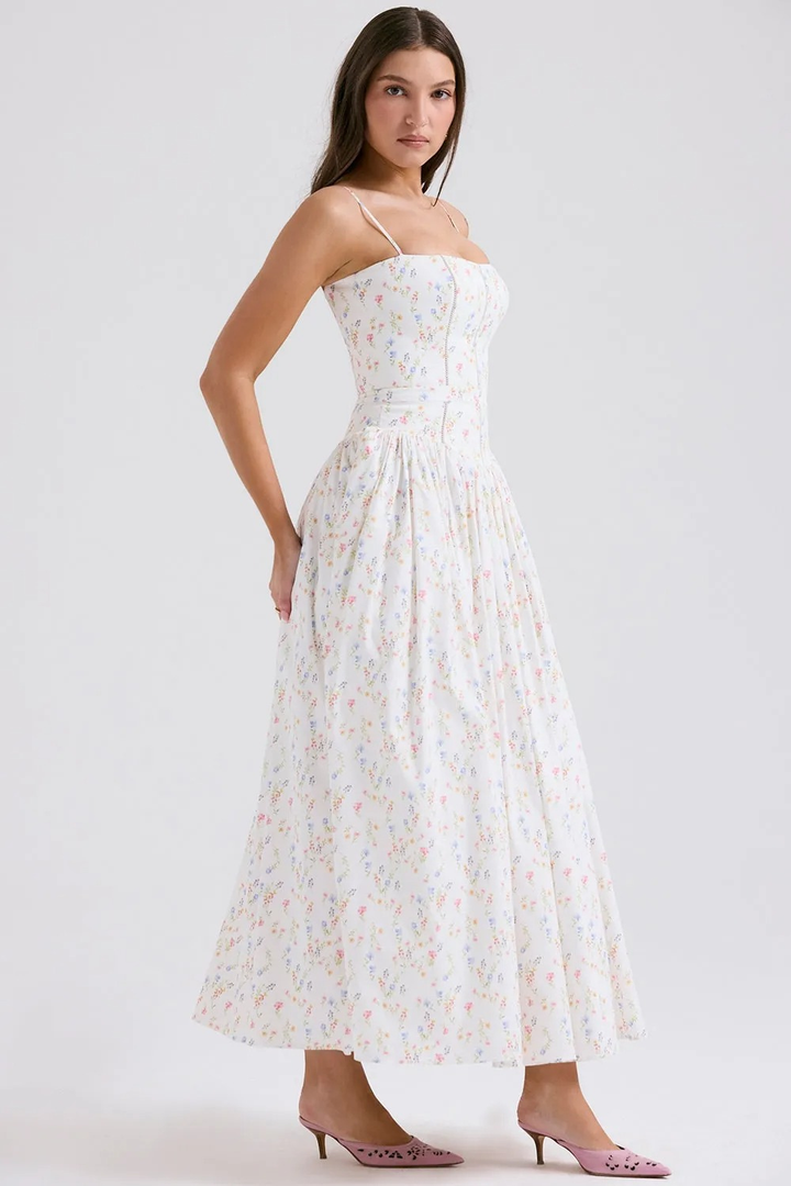 Fleur Cotton Midi Sundress