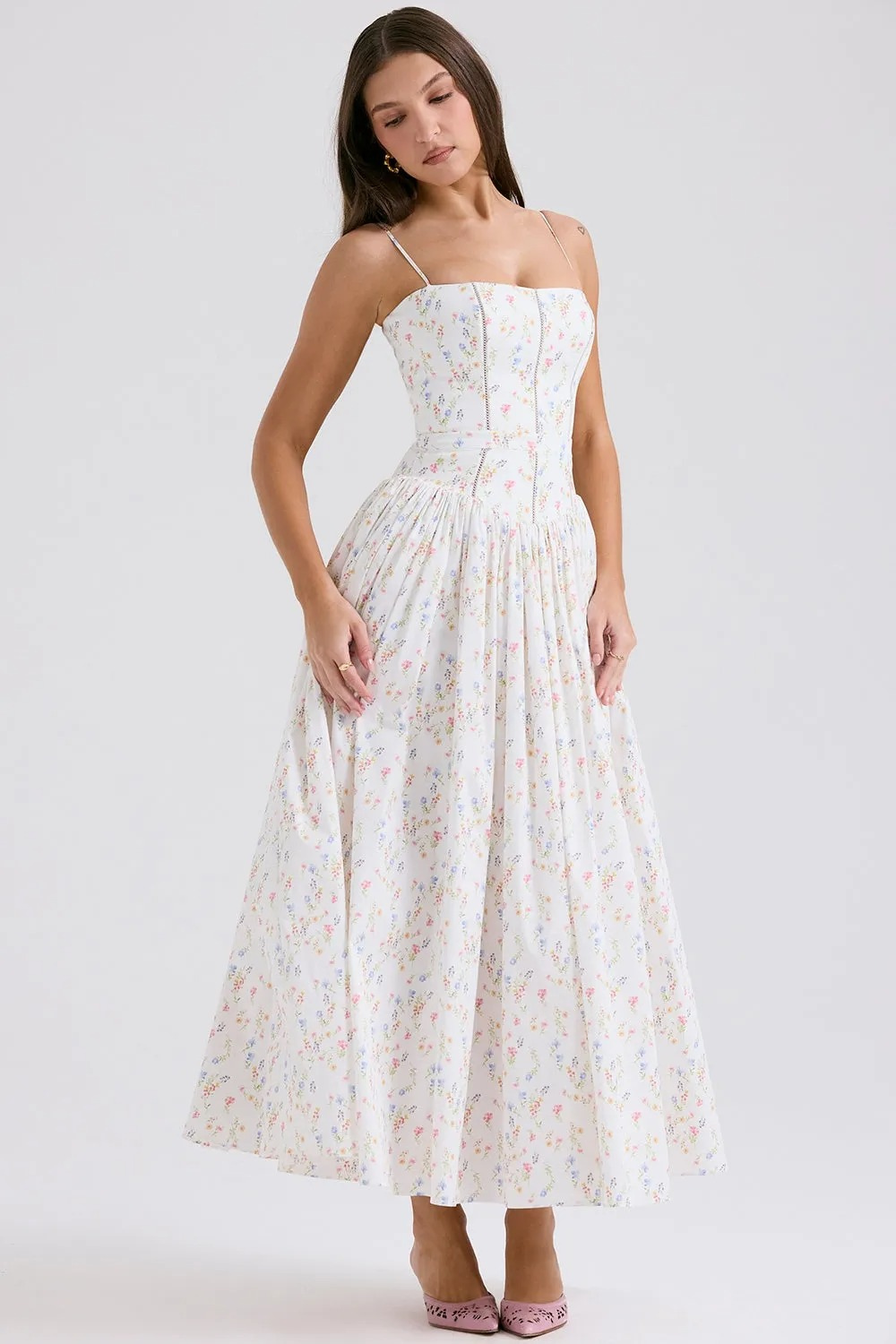 Fleur Cotton Midi Sundress