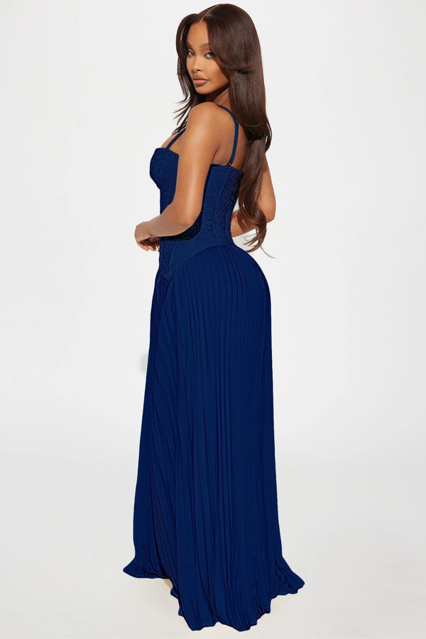 Séraphine Lace Corset Maxi Dress