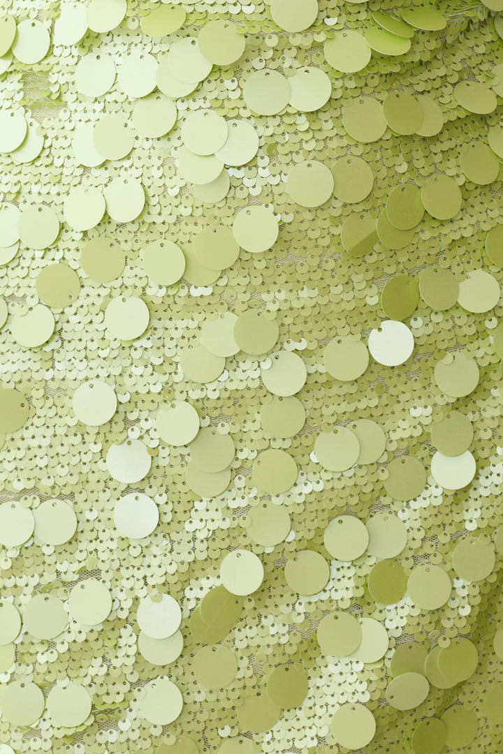 Caralee Sequin Halter Mini Dress - Green