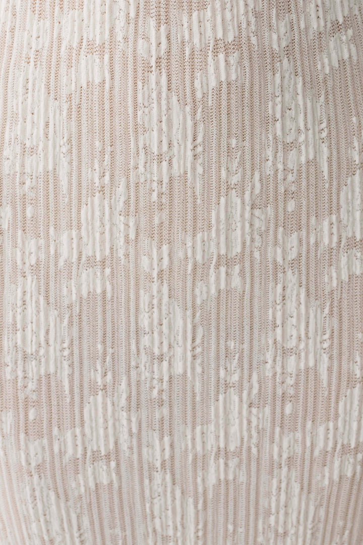 Ambrose Lace Midi Dress - Ivory