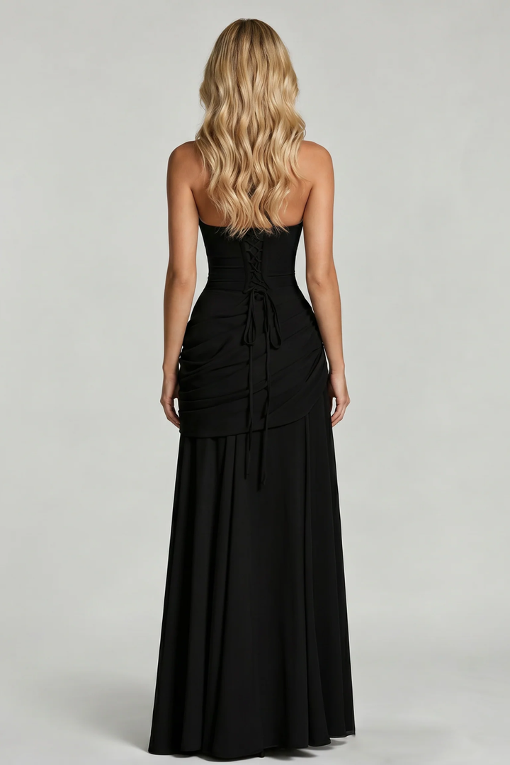Alessandra Ruched Maxi Dress