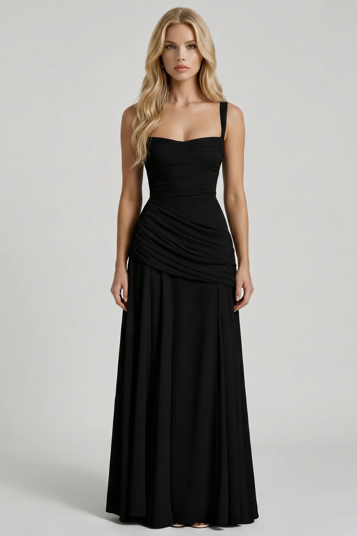 Alessandra Ruched Maxi Dress
