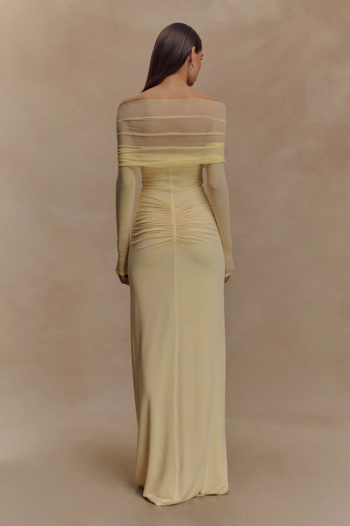 Rafaella Slinky And Mesh Maxi Dress