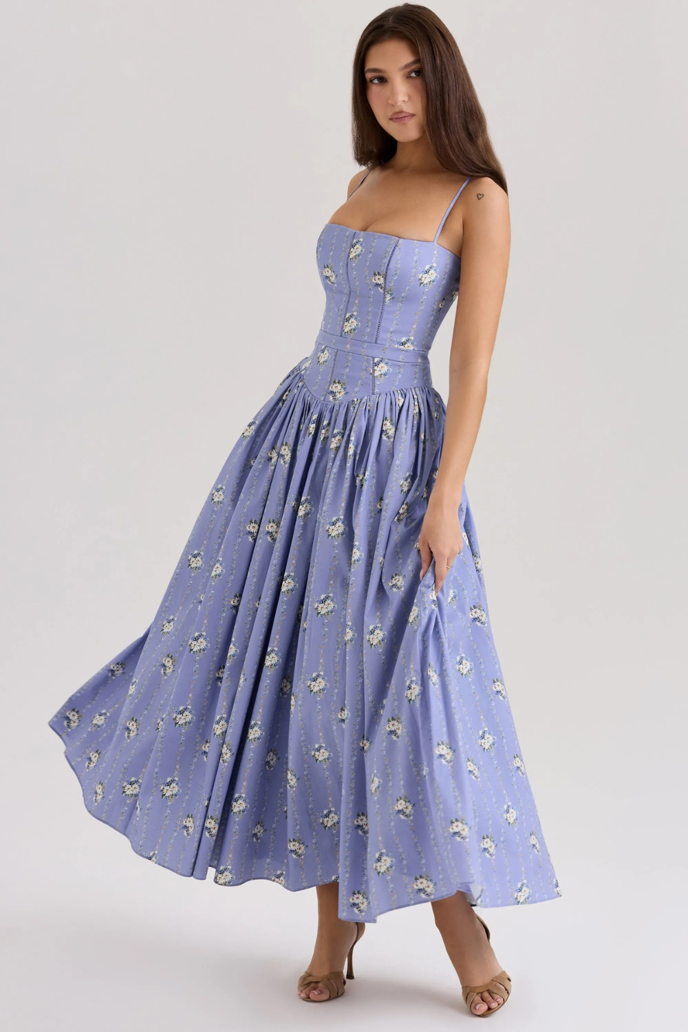 Fleur Cotton Midi Sundress