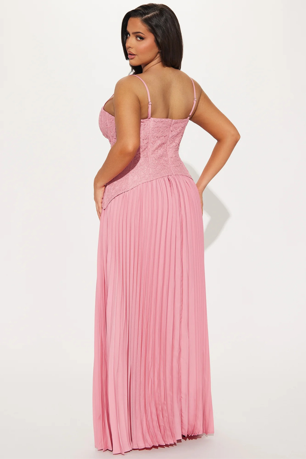 Séraphine Lace Corset Maxi Dress