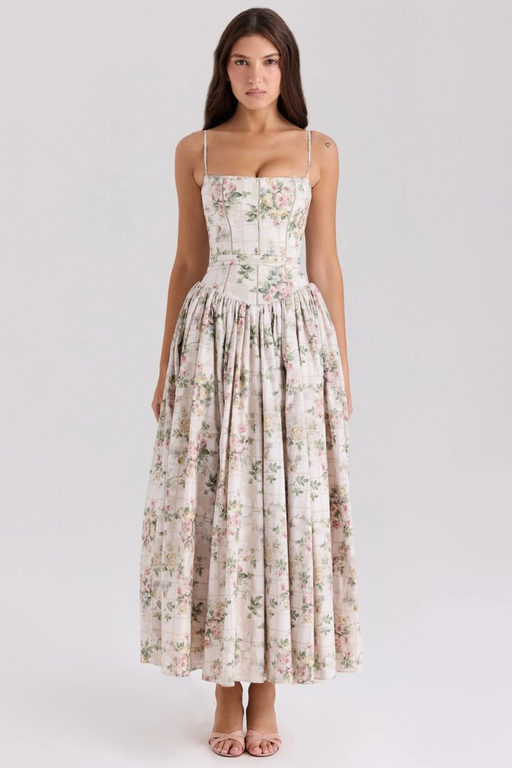 Fleur Cotton Midi Sundress