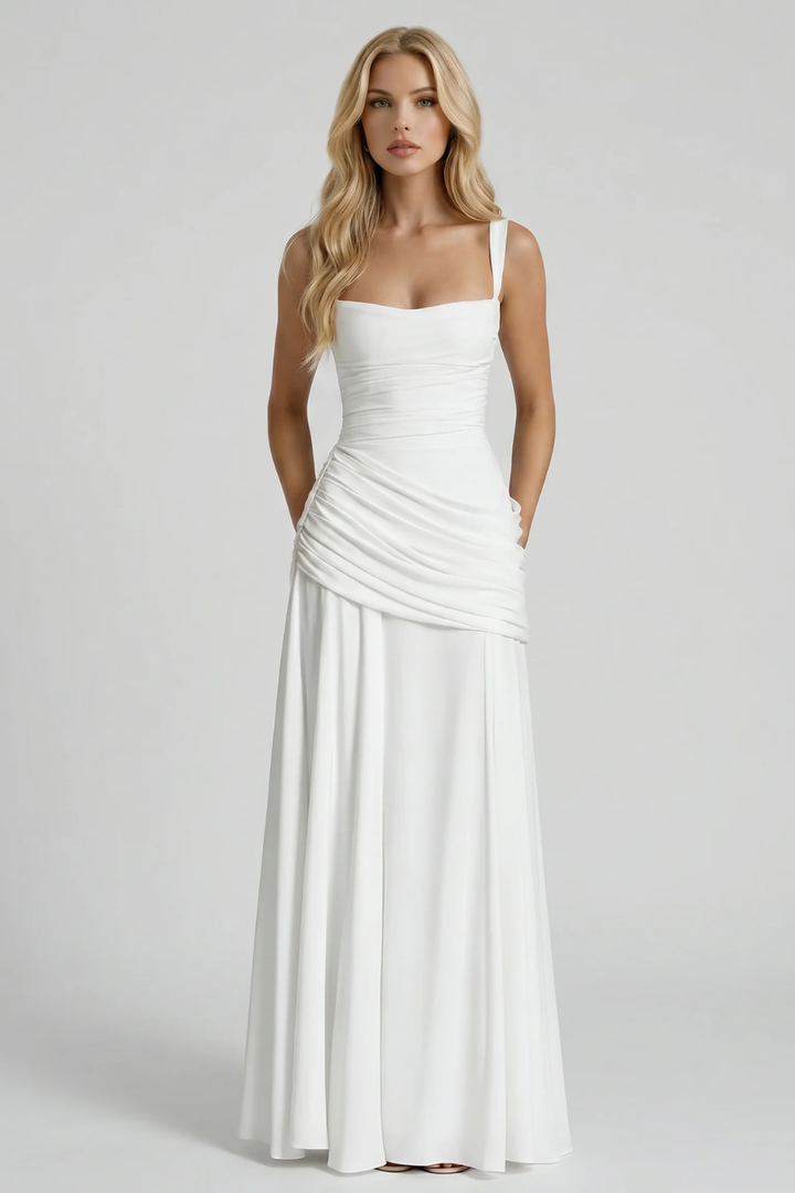 Alessandra Ruched Maxi Dress