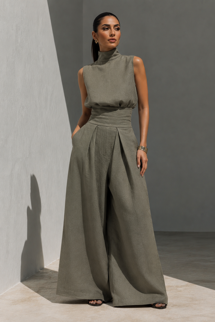 Amara Linen Two-Piece Set
