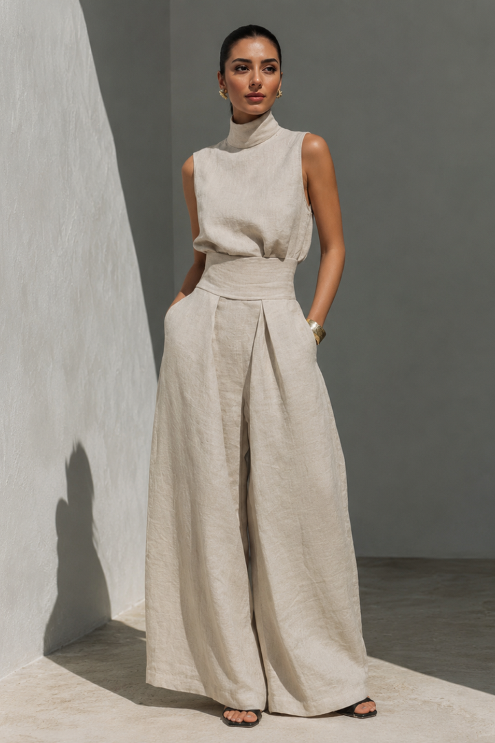Amara Linen Two-Piece Set