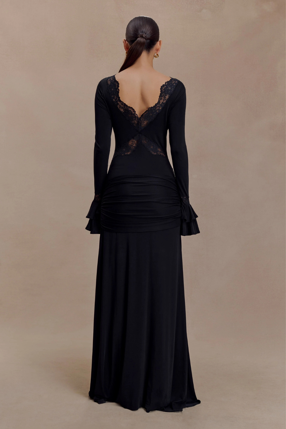 Electra Slinky Lace Maxi Dress