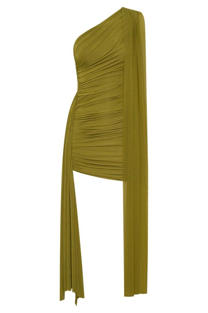 Asher Mini Dress - Olive