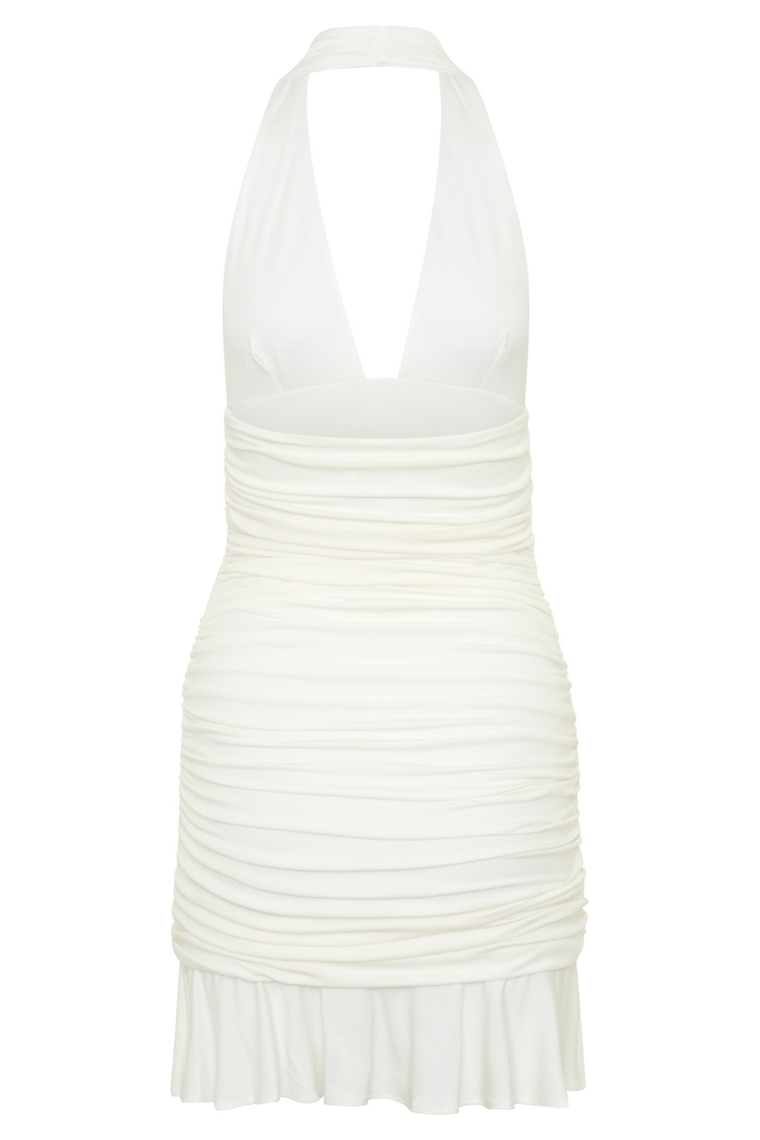 Peregrine Modal Halter Mini Dress - Ivory