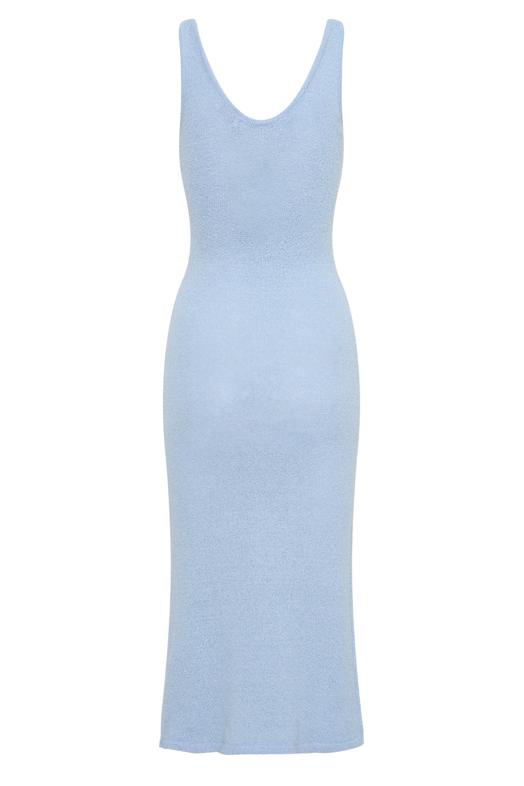 Rachael Knit Midi Dress - Light Blue