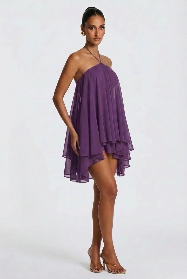 Solene Rückenfreies Minikleid