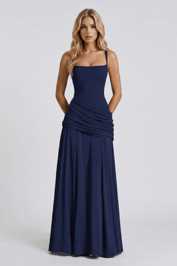 Alessandra Ruched Maxi Dress - 19