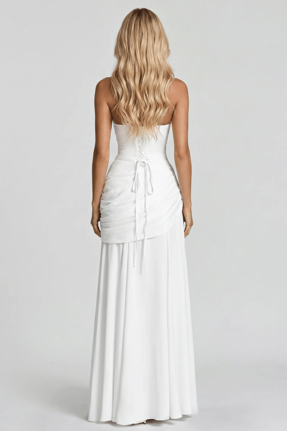 Alessandra Rüschent Maxi-Kleid - 29