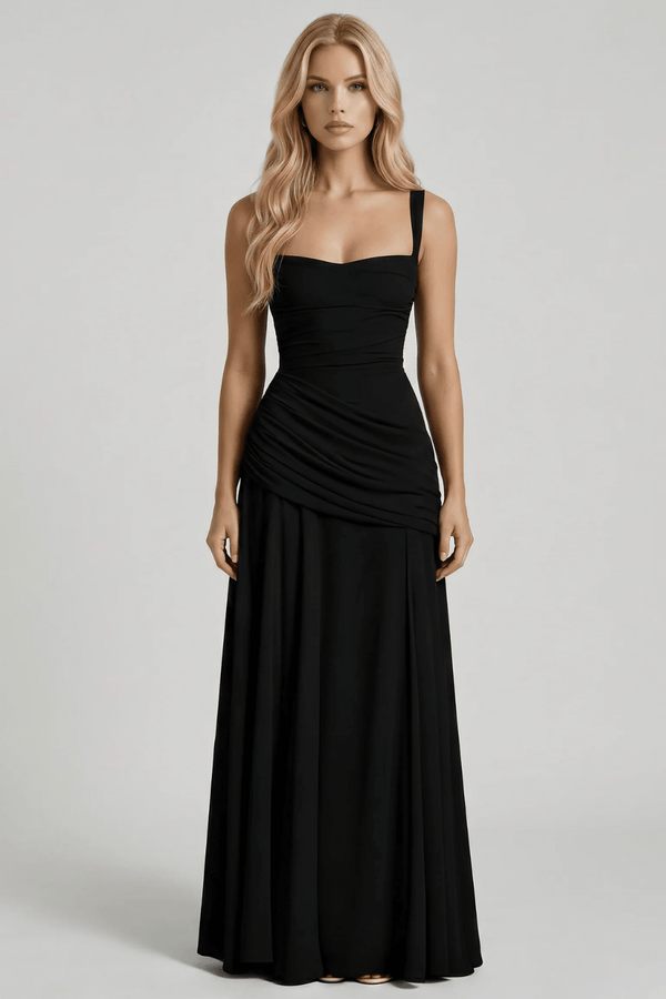 Alessandra Ruched Maxi Dress - 14