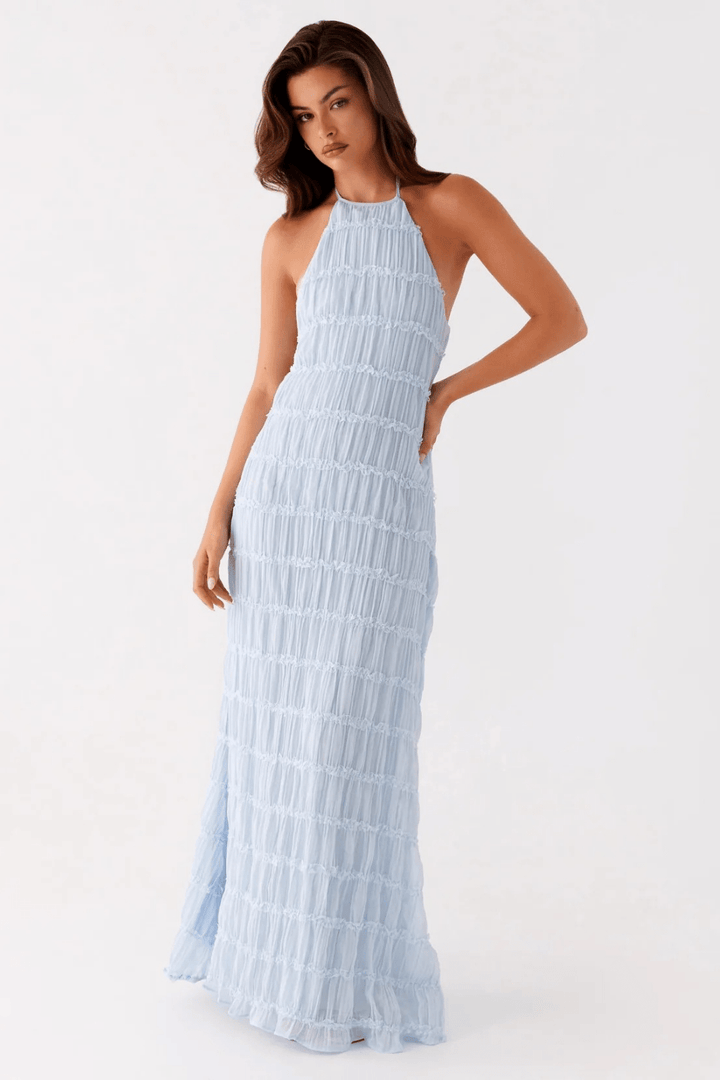 Alessia Lace-Trim Maxi Dress - 3