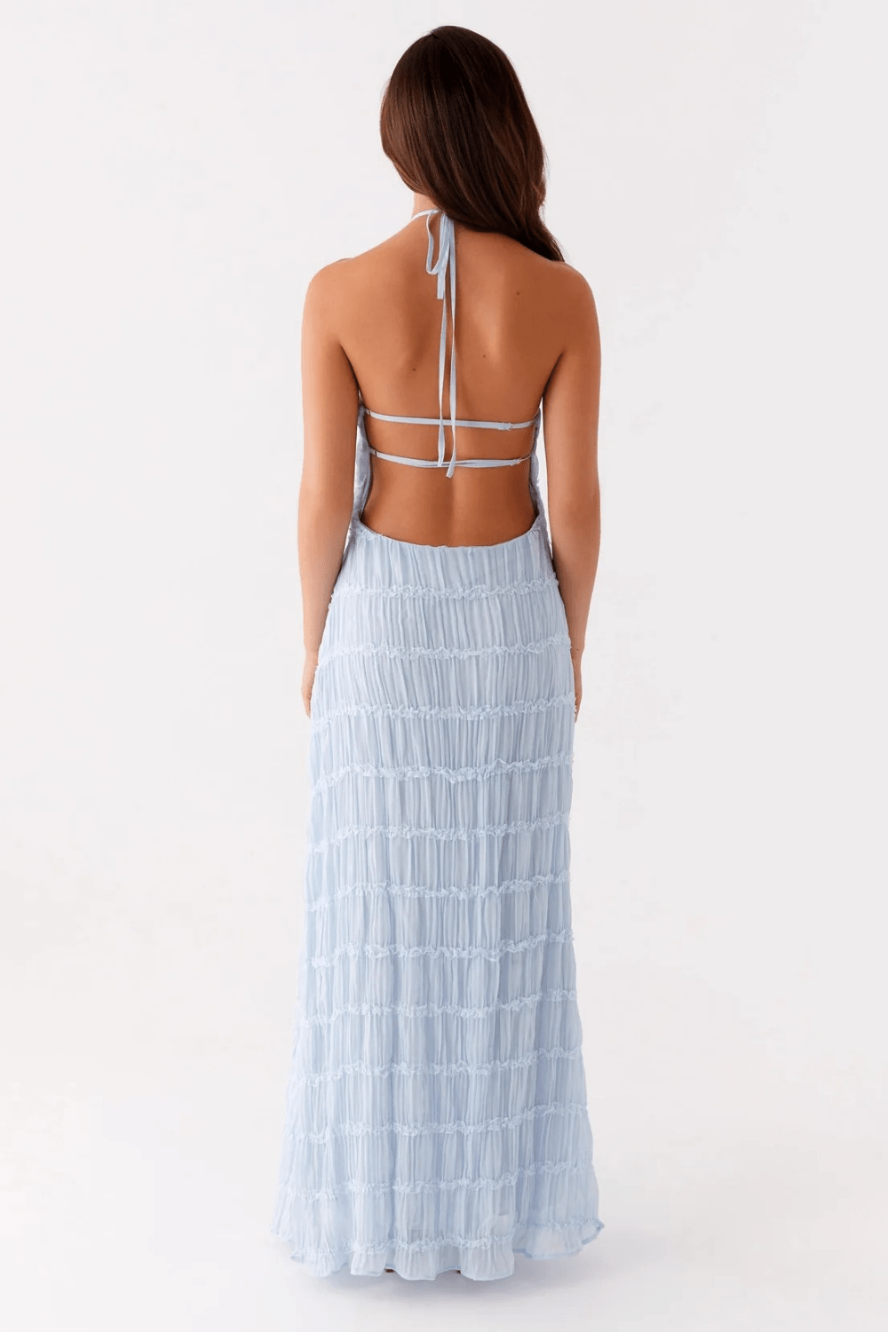 Alessia Lace-Trim Maxi Dress - 6