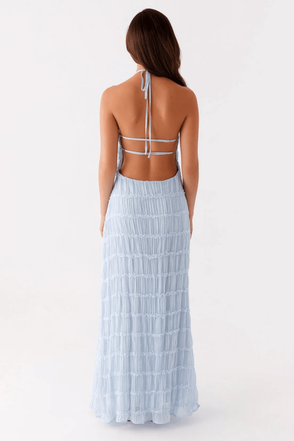 Alessia Lace-Trim Maxi Dress - 6