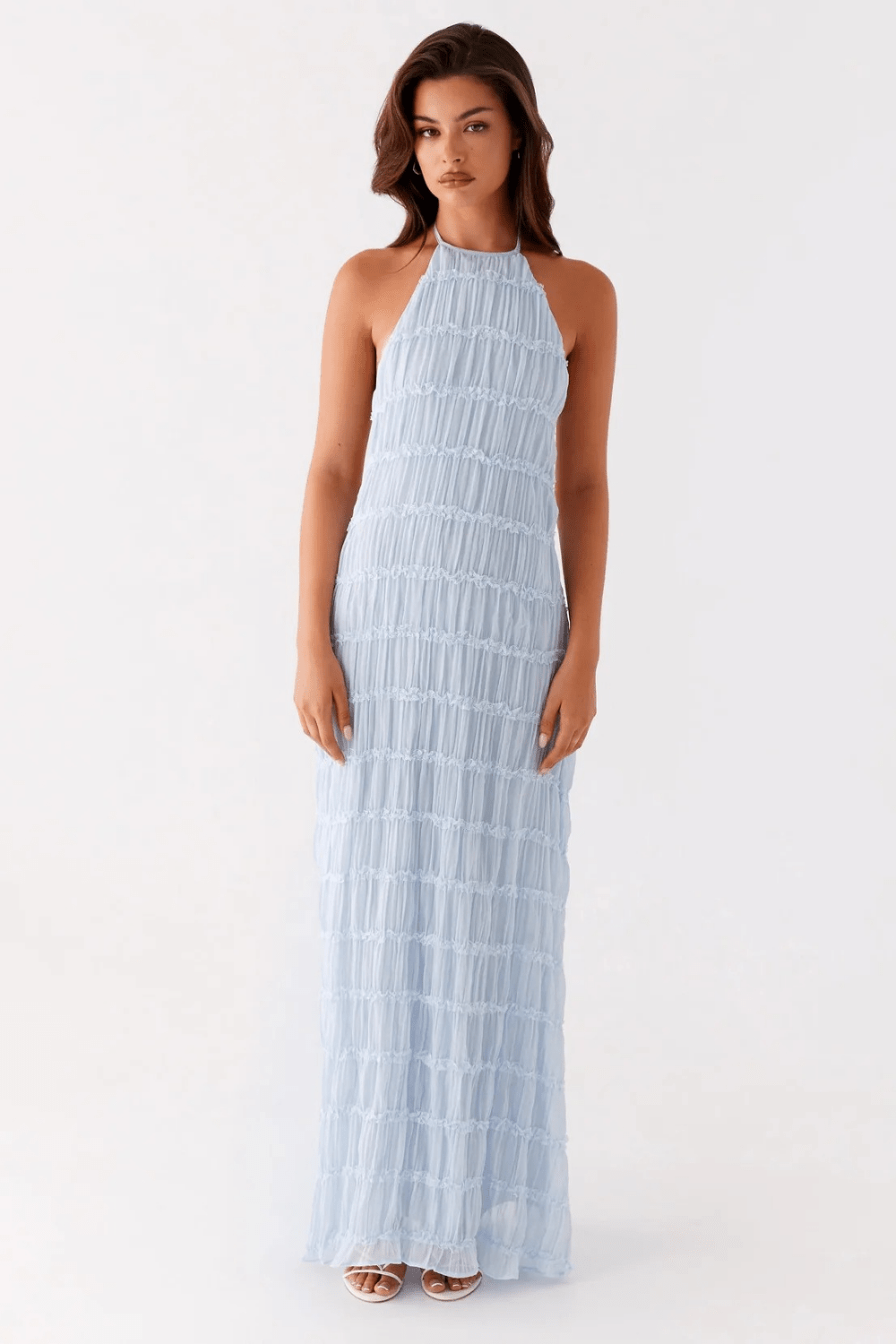 Alessia Lace-Trim Maxi Dress - 1