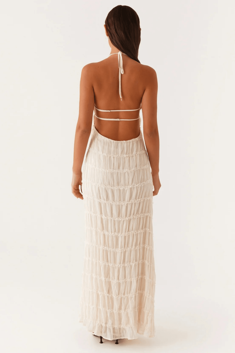 Alessia Lace-Trim Maxi Dress - 20