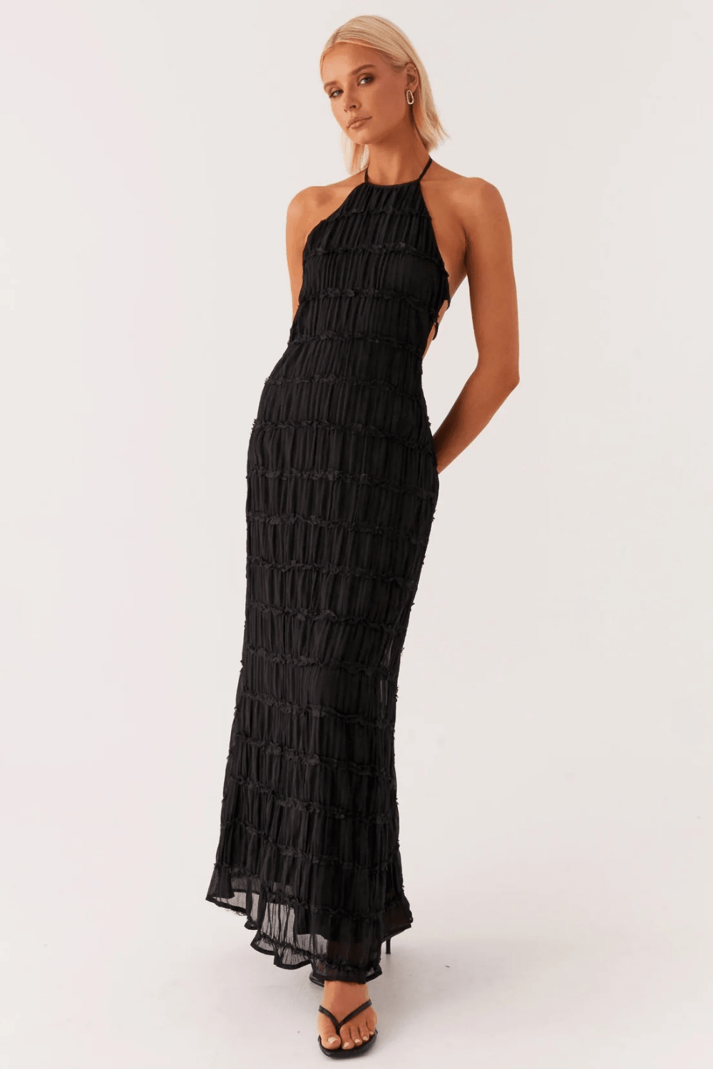 Alessia Lace-Trim Maxi Dress - 15