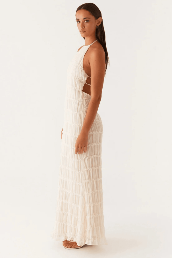 Alessia Lace-Trim Maxi Dress - 19