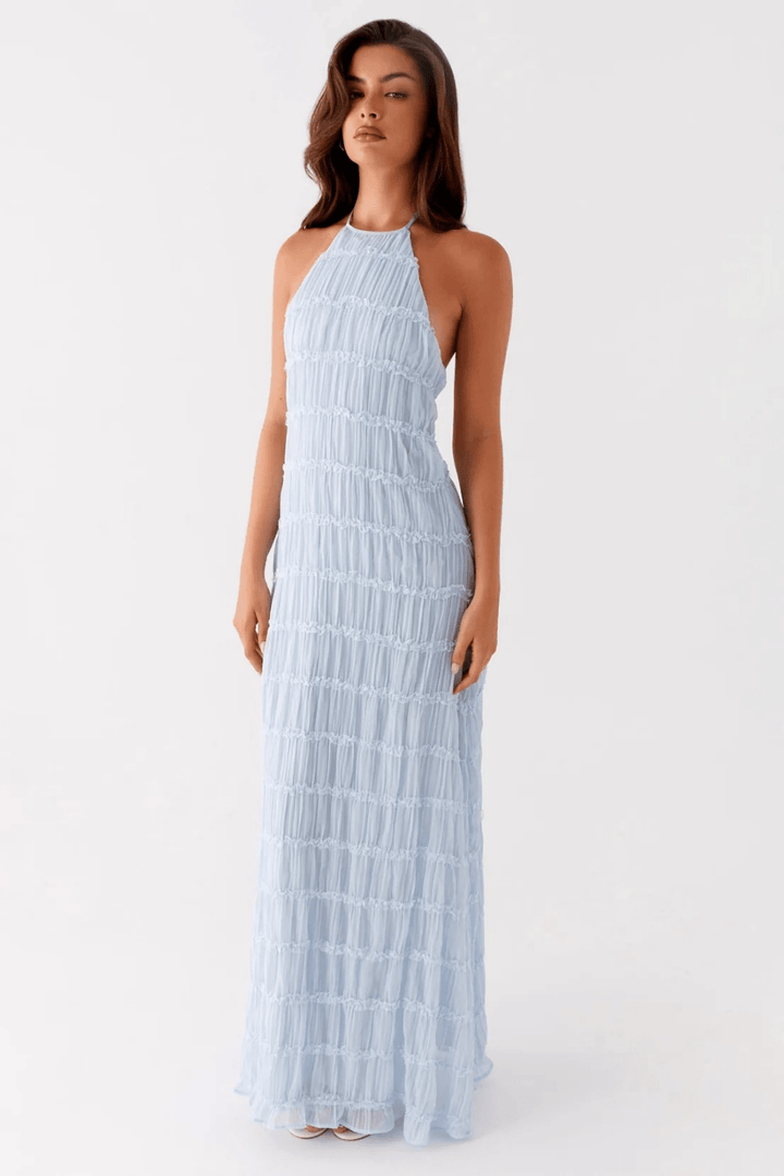 Alessia Lace-Trim Maxi Dress - 2