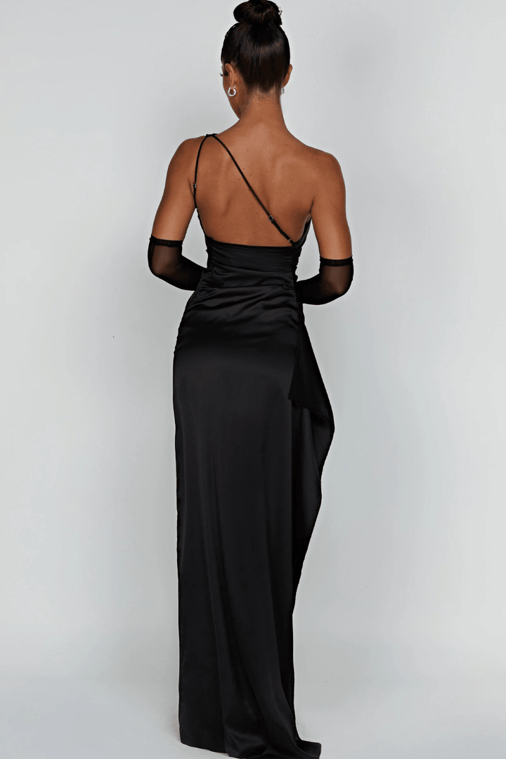 Alessia Satin Maxi Dress - 11