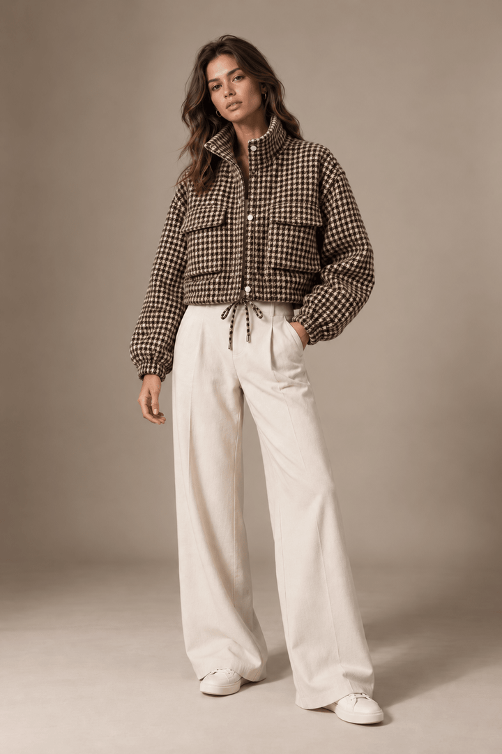All-Day Comfort Houndstooth Jacket - 1