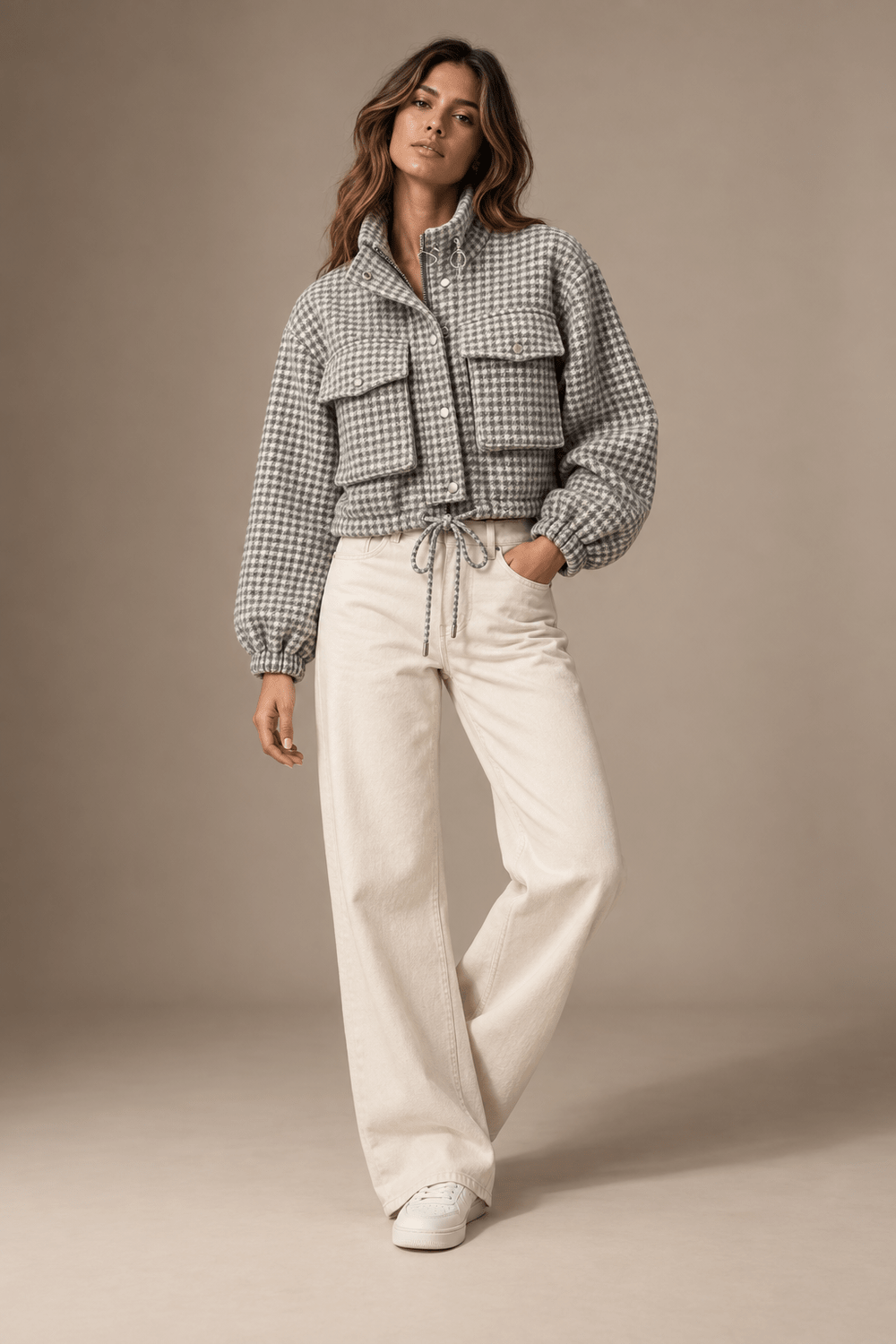 All-Day Comfort Houndstooth Jacket - 3