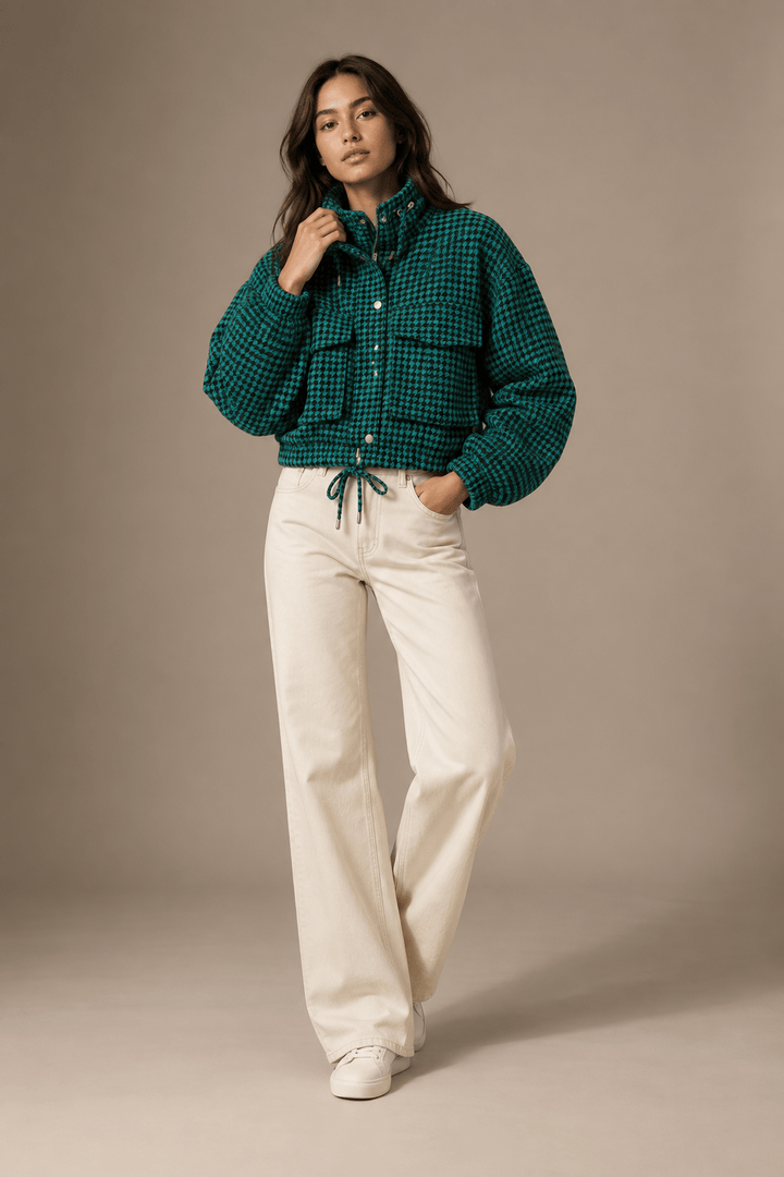 All-Day Comfort Houndstooth Jacket - 7