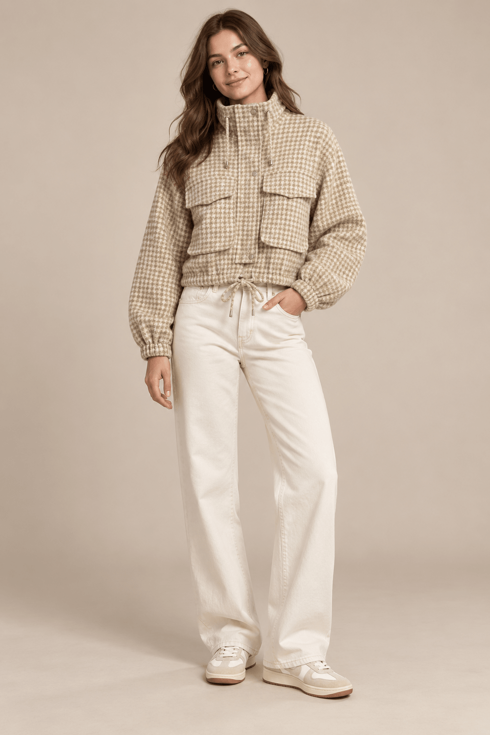 All-Day Comfort Houndstooth Jacket - 6