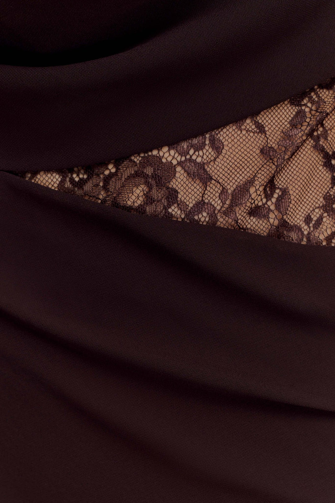 Arra Chiffon And Lace Halter Maxi Dress - 9