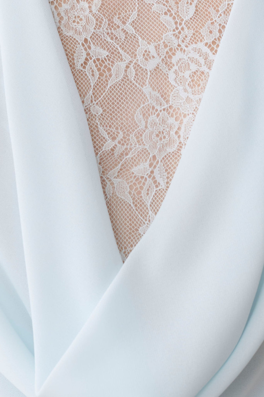 Arra Chiffon And Lace Halter Mini Dress - 6