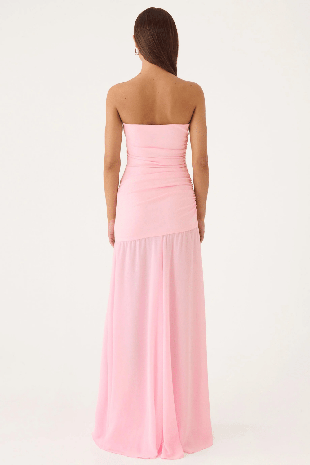 Aurelia Strapless Chiffon Maxi Dress - 4