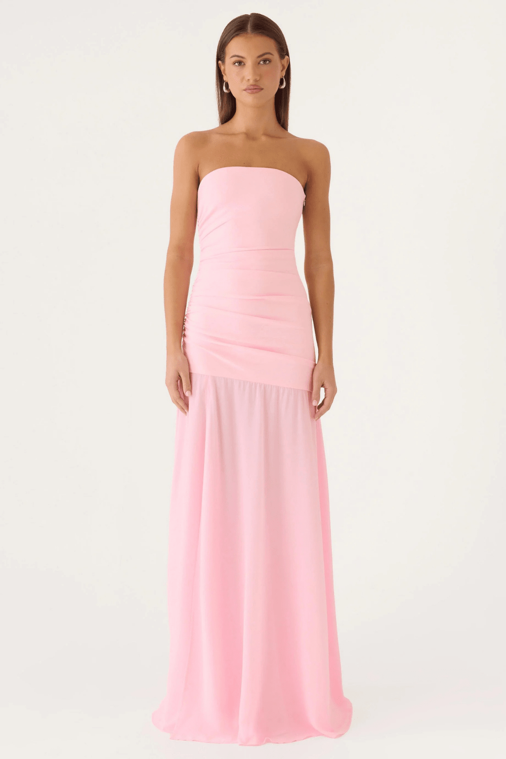 Aurelia Strapless Chiffon Maxi Dress - 1 Main image