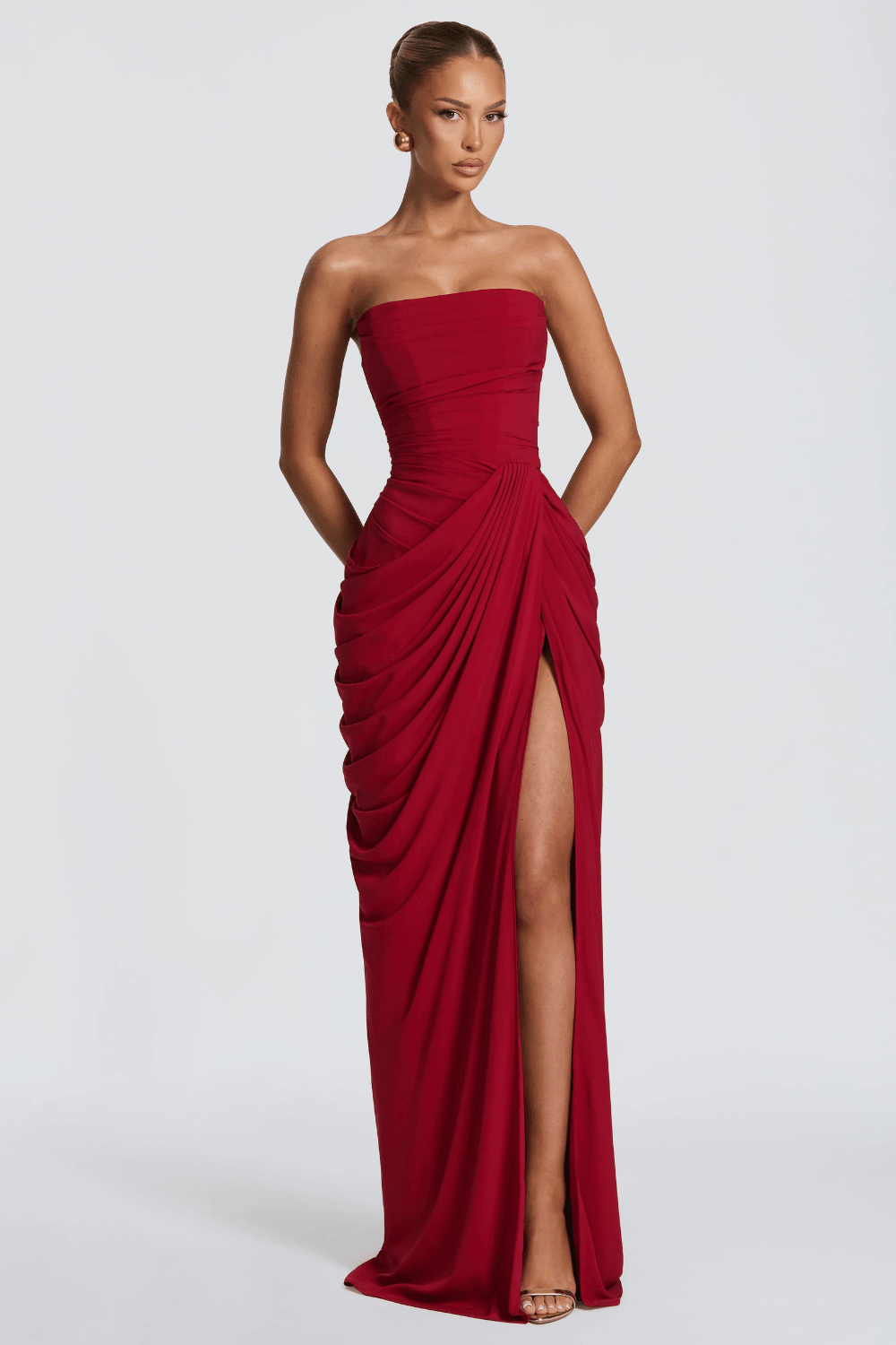 Aurora Draped Maxi-Kleid - 13