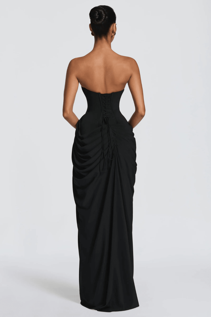 Aurora Draped Maxi-Kleid - 17