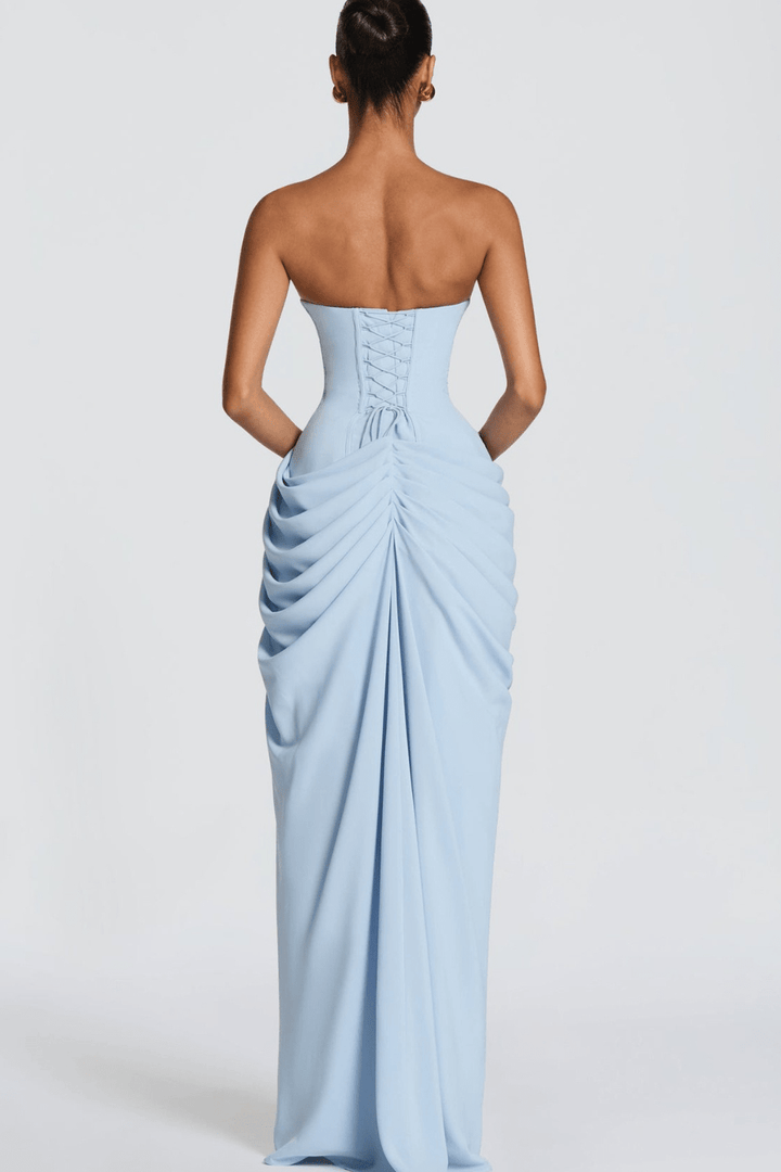 Aurora Draped Maxi-Kleid - 7